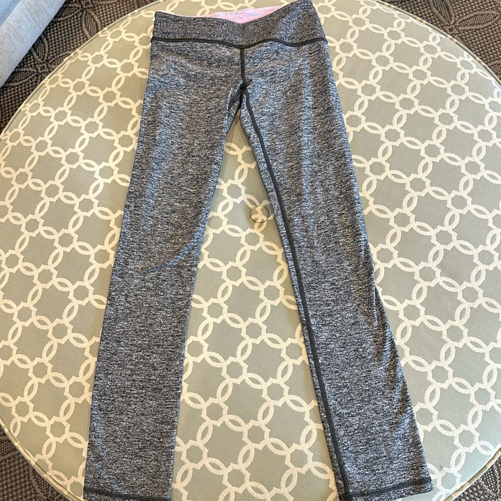 Ivivva by Lululemon Heather Gray Leggings size 8